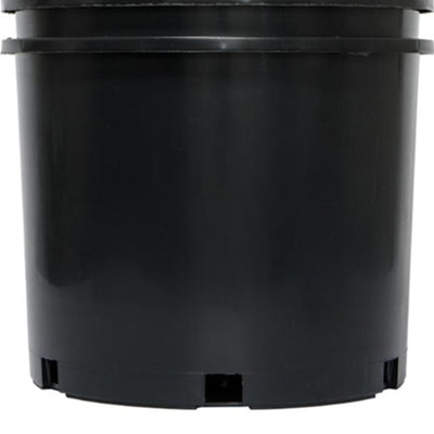 Pro Cal 7 Gallon Round Wide Rim Durable Plastic Plant Nursery Pot, (20 Pack)