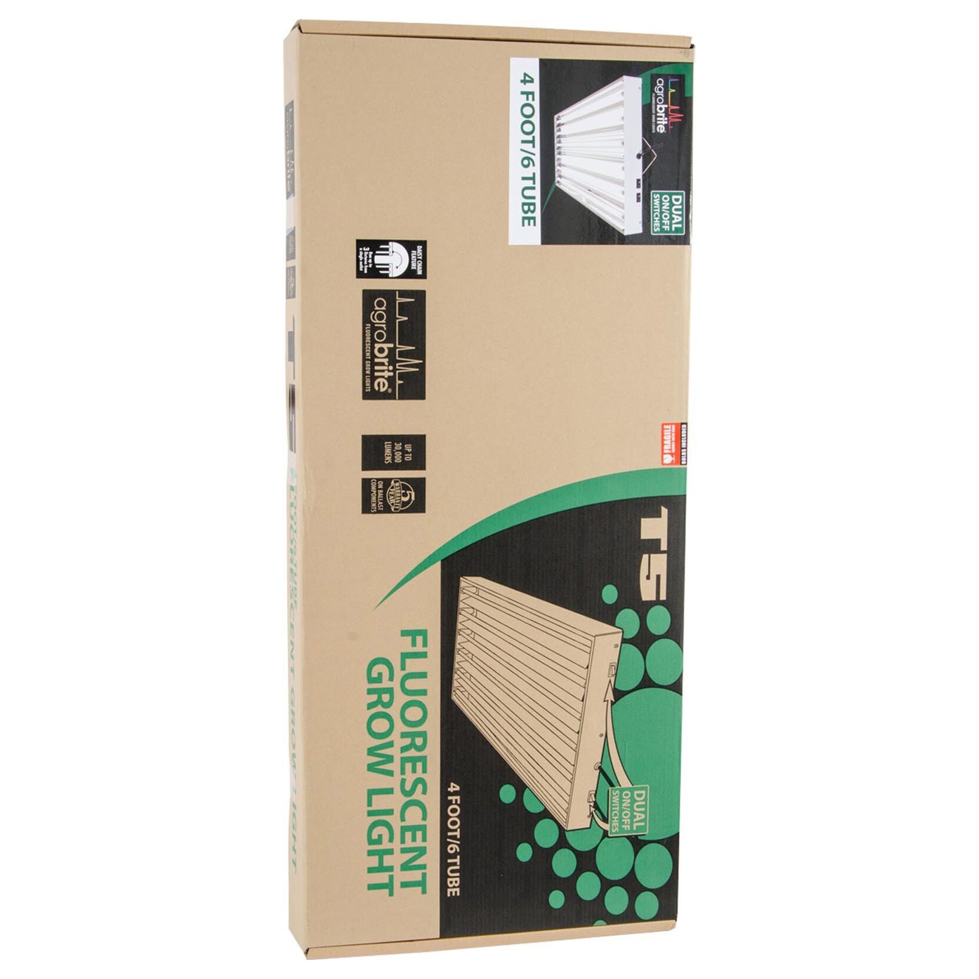PRO-MIX MP Mycorrhizae Organik Grow Medium & AgroBrite 4' Grow Light Fixture - VMInnovations