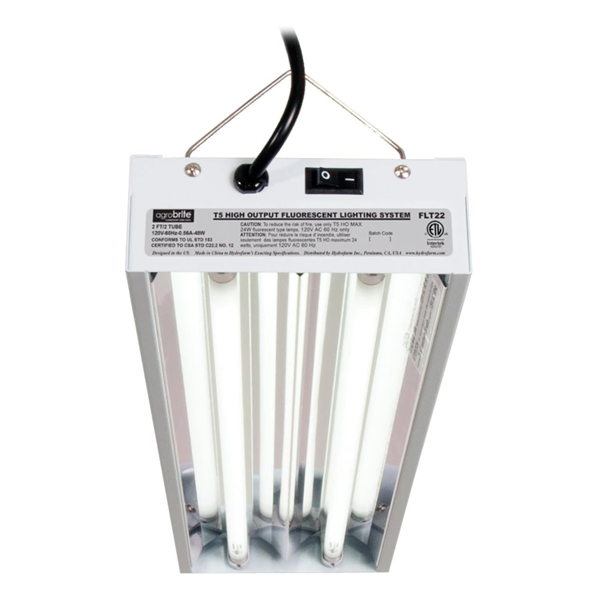 PRO-MIX MP Mycorrhizae Organik Grow Medium & AgroBrite 2' Grow Light Fixture,48W