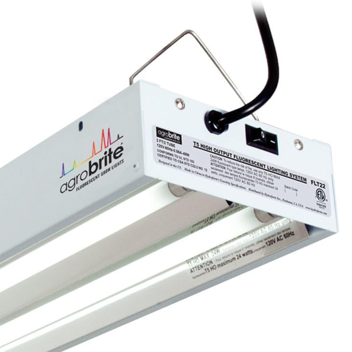 PRO-MIX MP Mycorrhizae Organik Grow Medium & AgroBrite 2' Grow Light Fixture,48W
