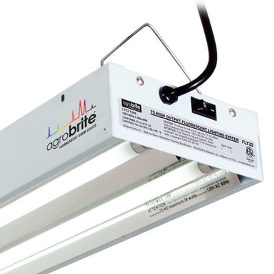 PRO-MIX MP Mycorrhizae Organik Grow Medium & AgroBrite 2' Grow Light Fixture,48W