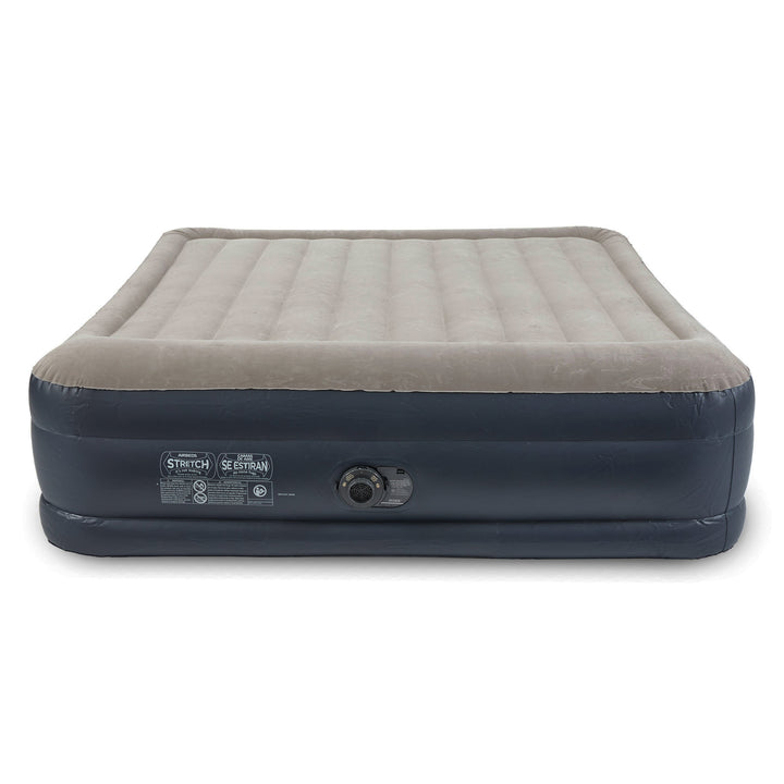 Intex Dura Beam Plus Deluxe Air Mattress Bed with Built In Pump, King (2 Pack)