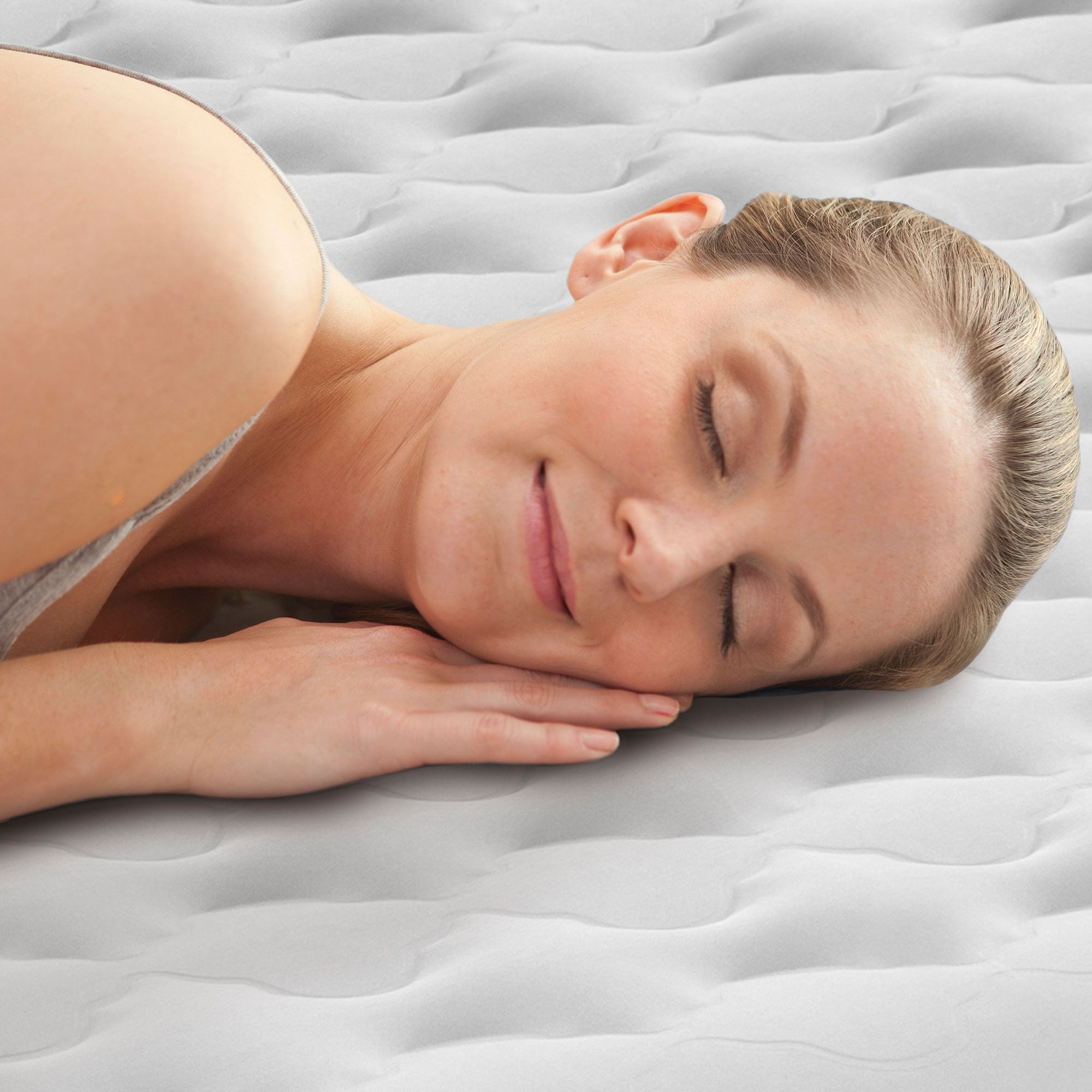 Intex Dura Beam Ultra Plush Headboard Airbed w/Built In Pump, Queen (2 Pack) - VMInnovations