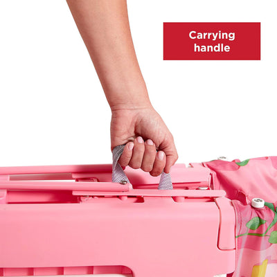Radio Flyer Play & Fold Away Princess Castle Toy Slide Playhouse, Pink(Open Box)