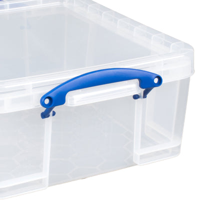 Really Useful Box 17L Storage Container with Lid and Clip Lock Handles (10 Pack)