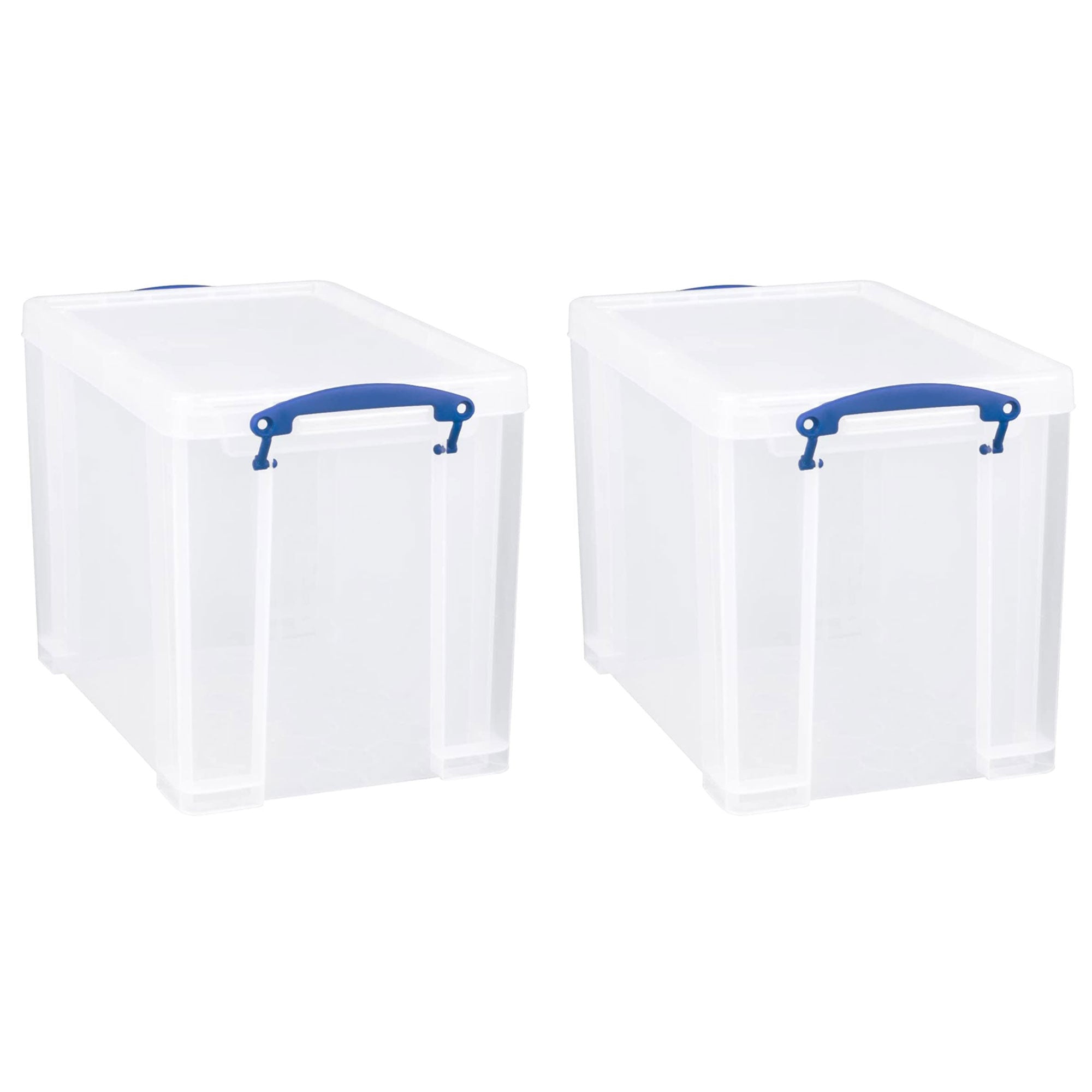 Really Useful Box 19L Storage Container with Lid and Clip Lock Handles, (2 Pack) - VMInnovations