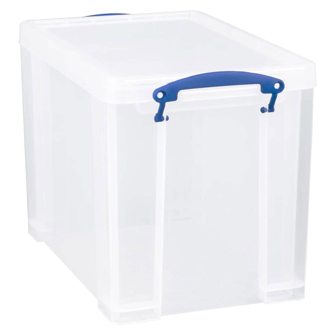 Really Useful Box 19L Storage Container with Lid and Clip Lock Handles, (3 Pack)