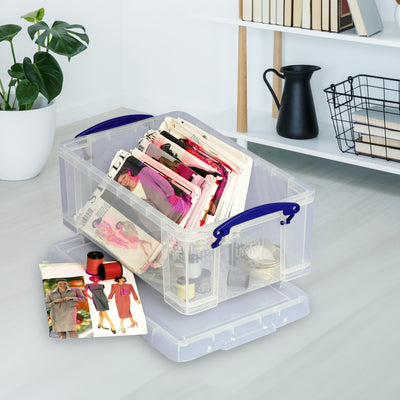 Really Useful Box 9L Storage Container with Snap Lid & Clip Lock Handle (5 Pack) - VMInnovations