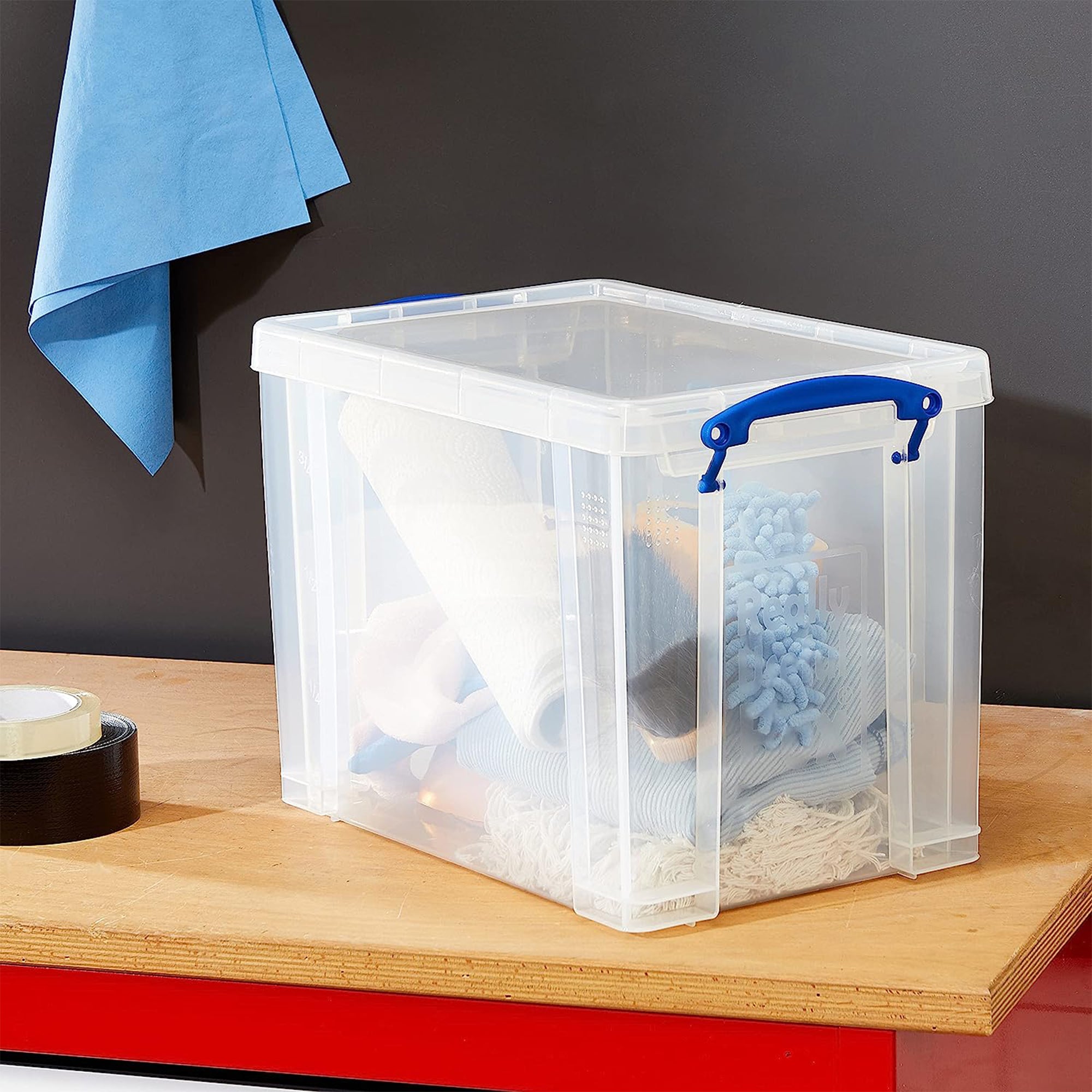 Really Useful Box 19L Storage Container with Lid and Clip Lock Handles (10 Pack) - VMInnovations