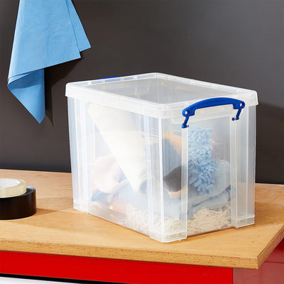 Really Useful Box 19L Storage Container with Lid and Clip Lock Handles (10 Pack) - VMInnovations