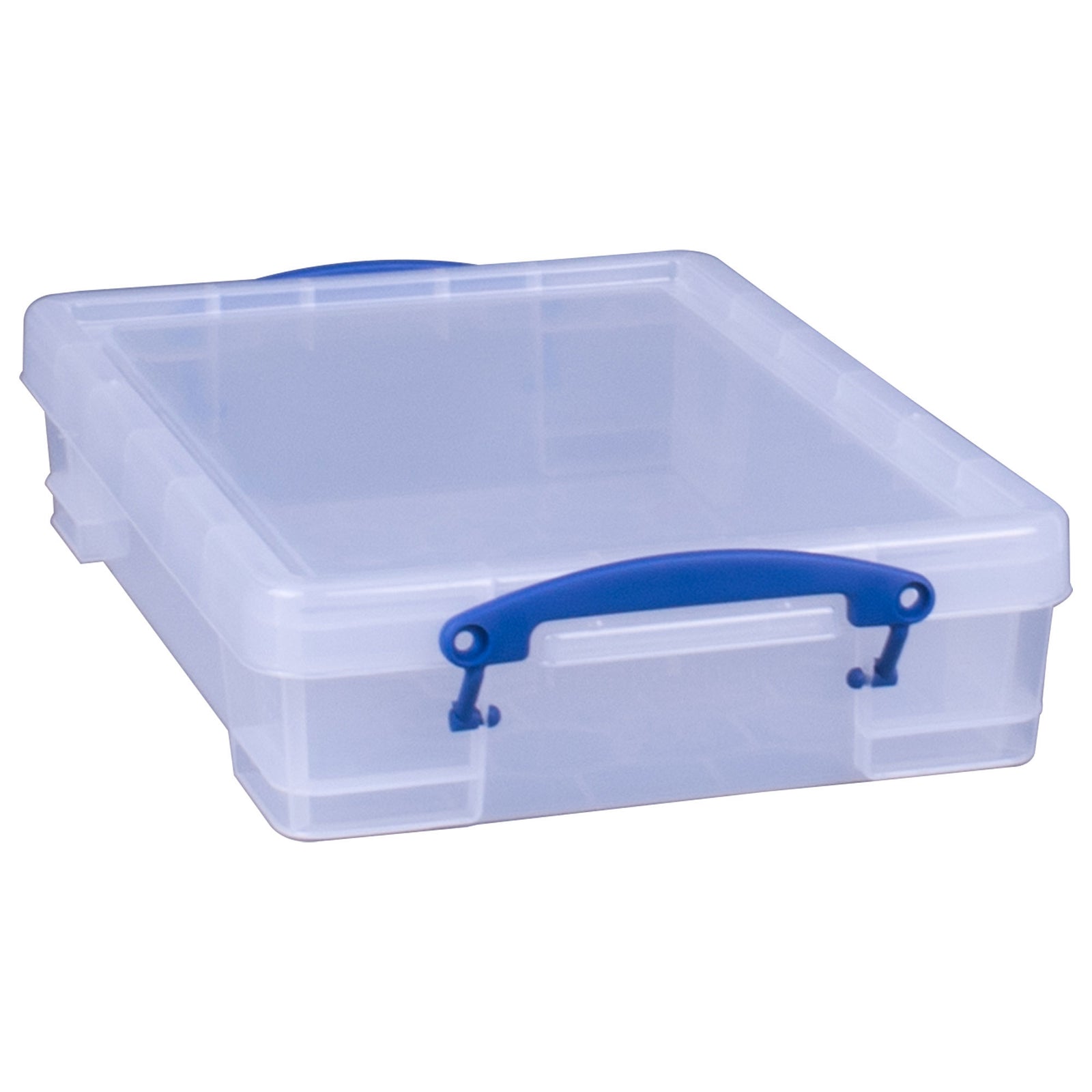 Really Useful Box 4L Storage Container with Lid and Clip Lock Handles, (2 Pack) - VMInnovations