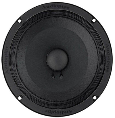 Audiopipe Class AB 2 Channel Amp, 8 Inch Stereo Speaker, and Soundstorm Wire Kit - VMInnovations