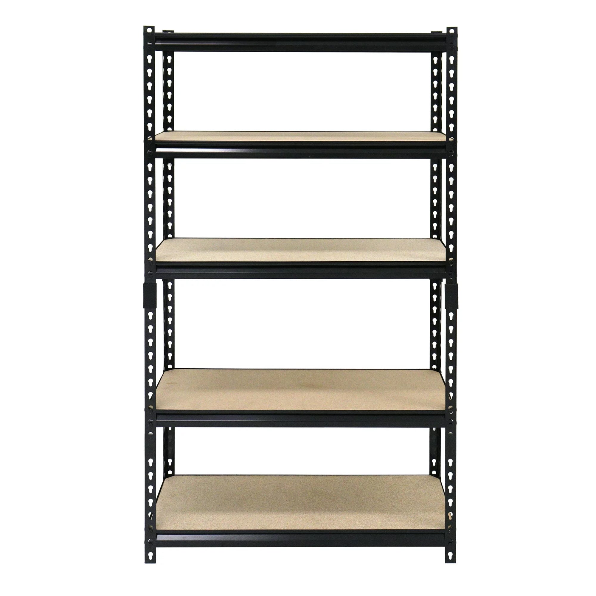 Juggernaut Storage 30"x60" 5 Shelf Steel Utility Shelving Unit, Blk(Open Box) - VMInnovations