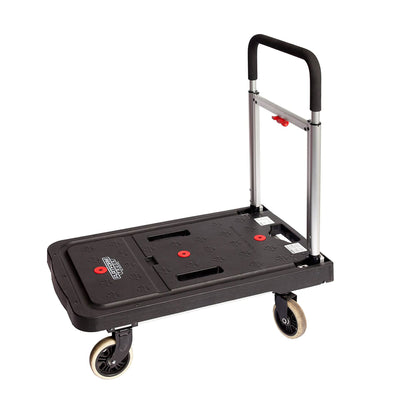 Magna Cart FF 4 Wheel Folding Platform Transport Cart Supports 300 lbs (5 Pack) - VMInnovations