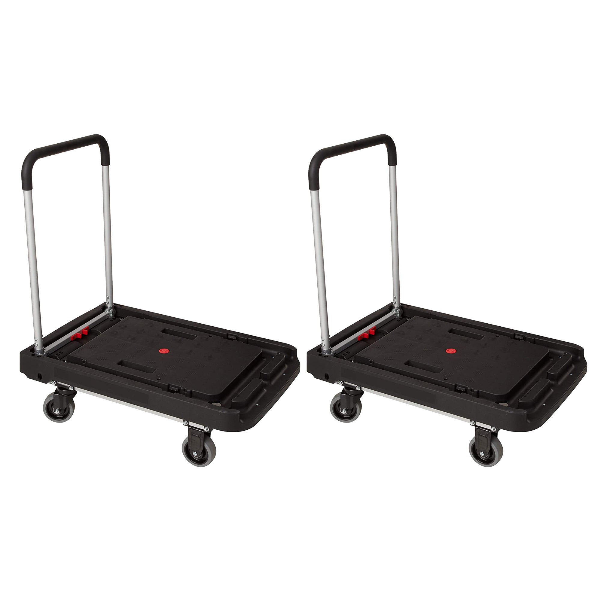 Magna Cart FFXL Folding Platform Transport Cart Dolly, 500lb Capacity (2 Pack) - VMInnovations
