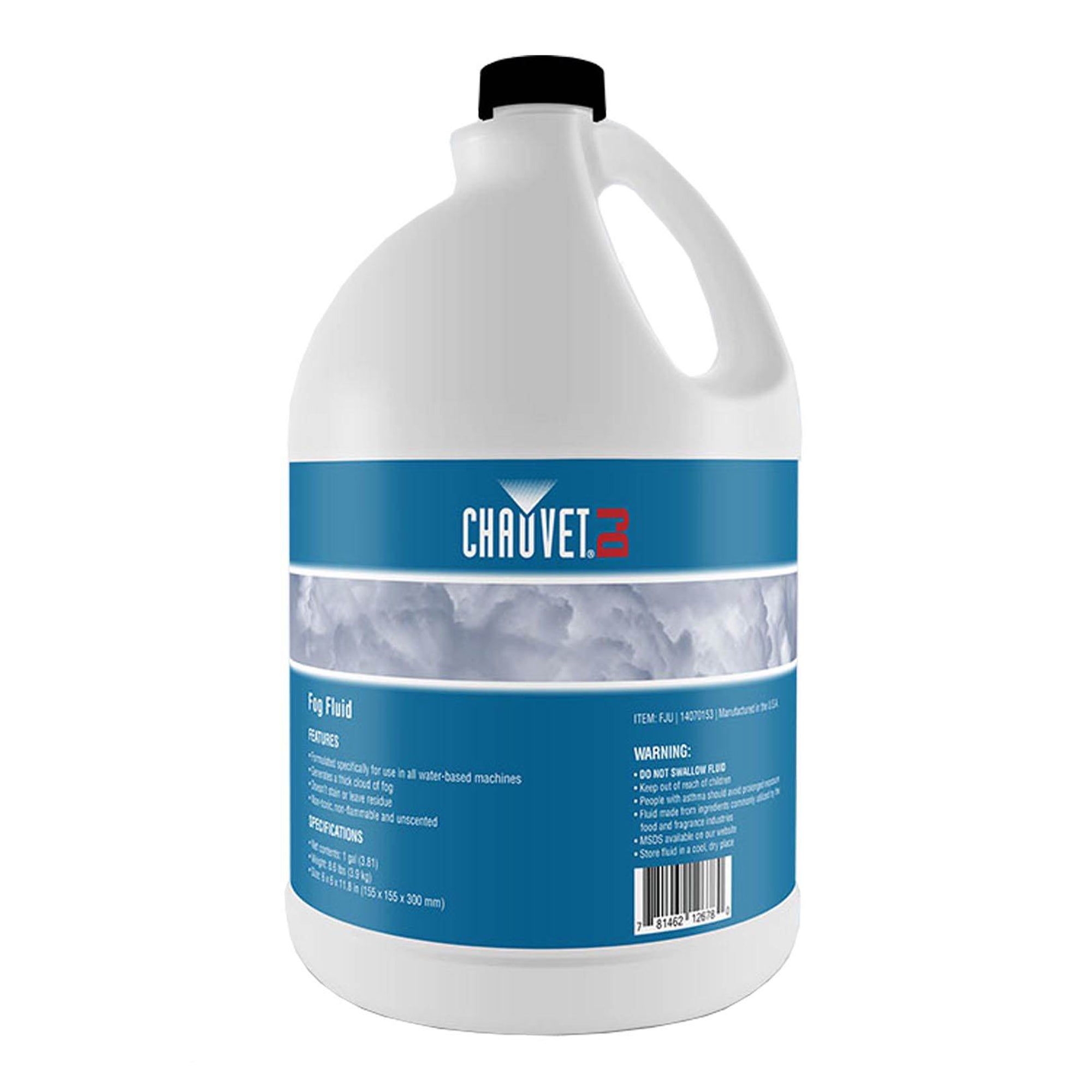 CHAUVET DJ Hurricane 1000 Pro Fog Machine & 1 Gallon Fog Smoke Fluid, 2-Pack