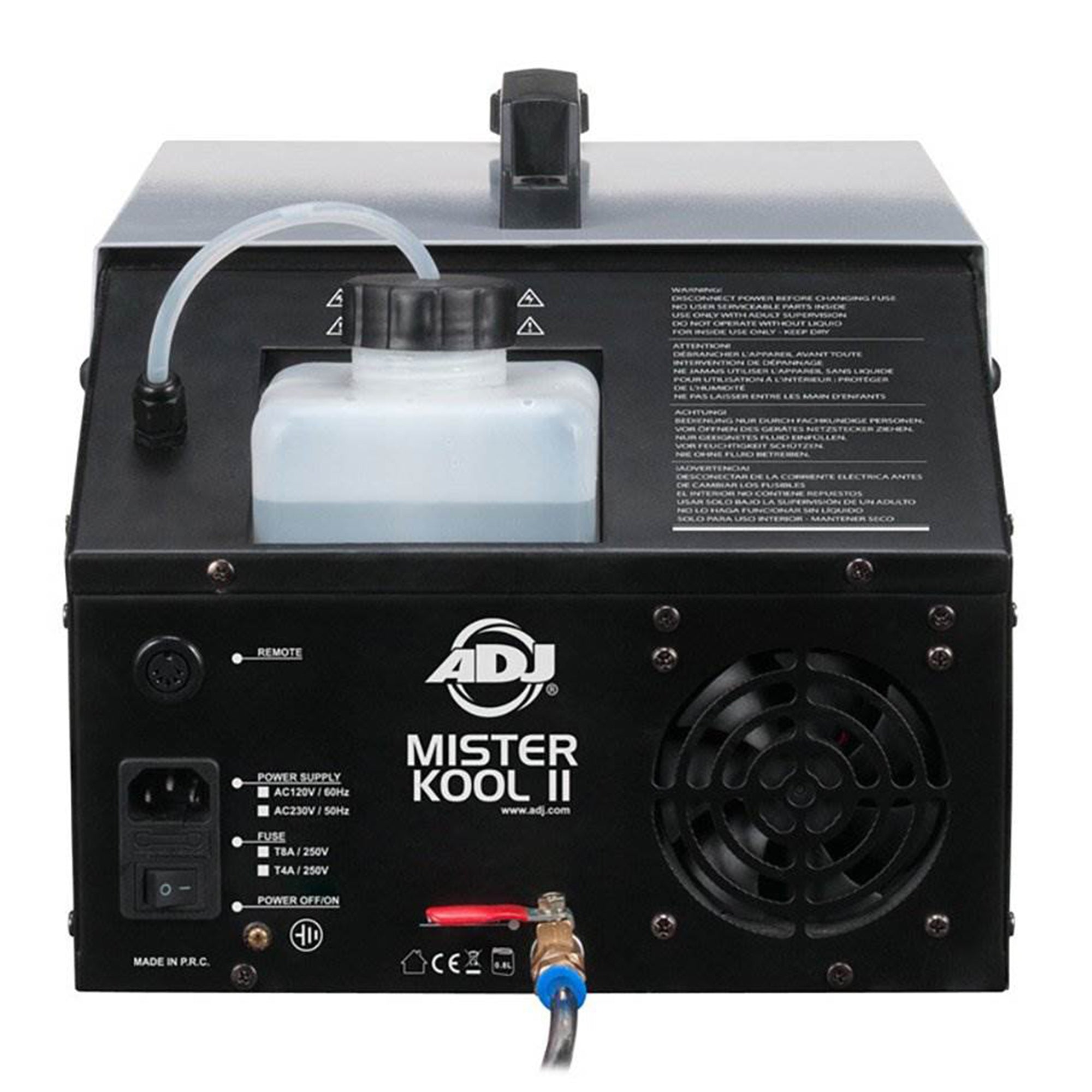 ADJ Water Based Fog Machine & CHAUVET DJ 1 Gallon Fog Machine Fluid, 4 Pack