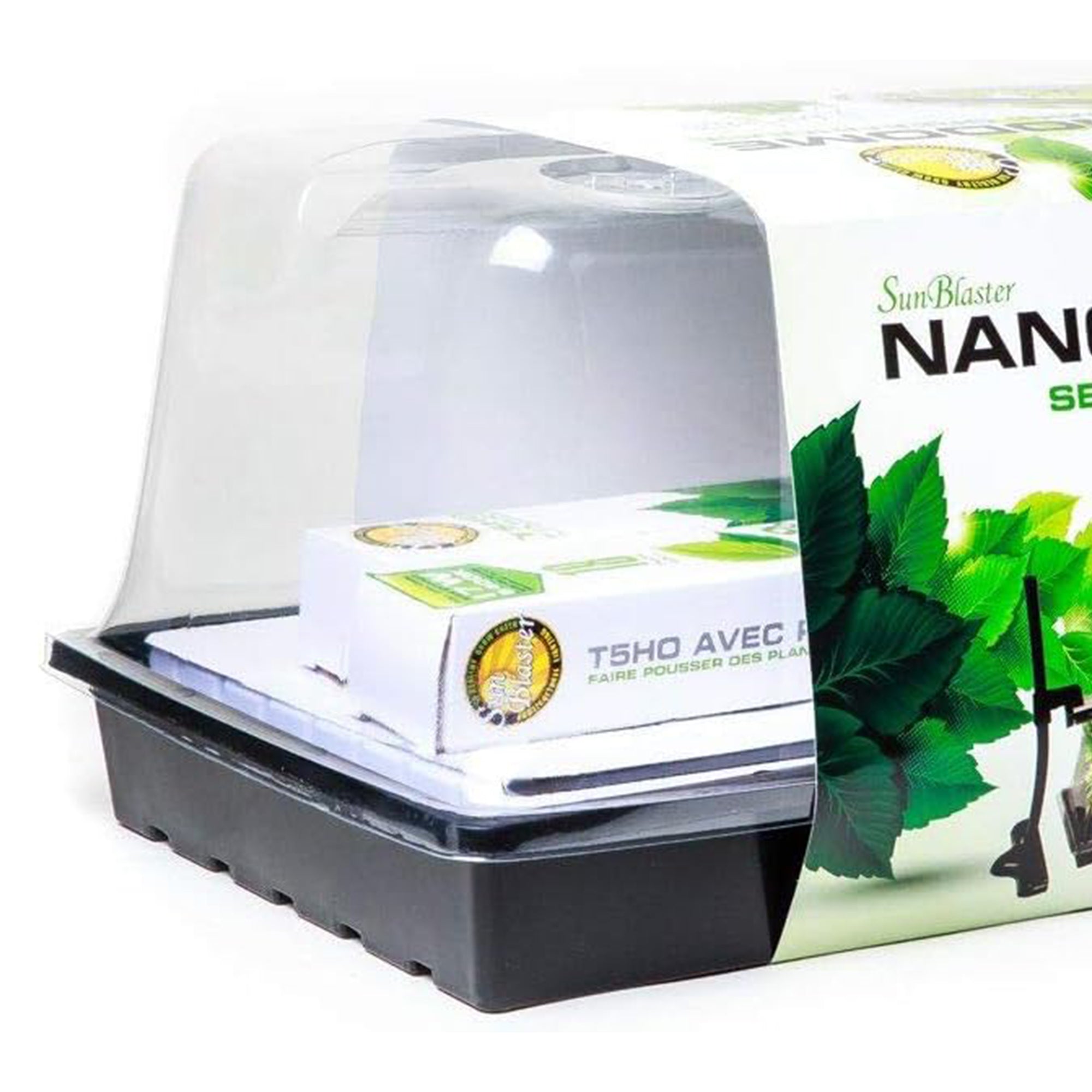 SunBlaster SL1600207 T5HO Mini Greenhouse Kit w/Light Stand for Seed Starting - VMInnovations