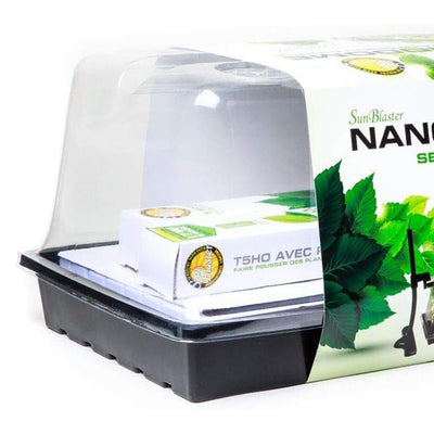 SunBlaster SL1600207 T5HO Mini Greenhouse Kit w/Light Stand for Seed Starting