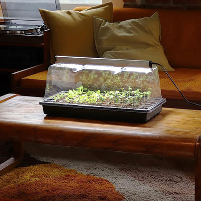 SunBlaster SL1600228 Prism Lens Powered LED Mini Greenhouse Kit for Seed Starter - VMInnovations