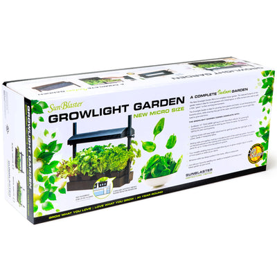 SunBlaster SL1600198 T5HO Micro T5 Grow Light Garden for Seed Starting, Black
