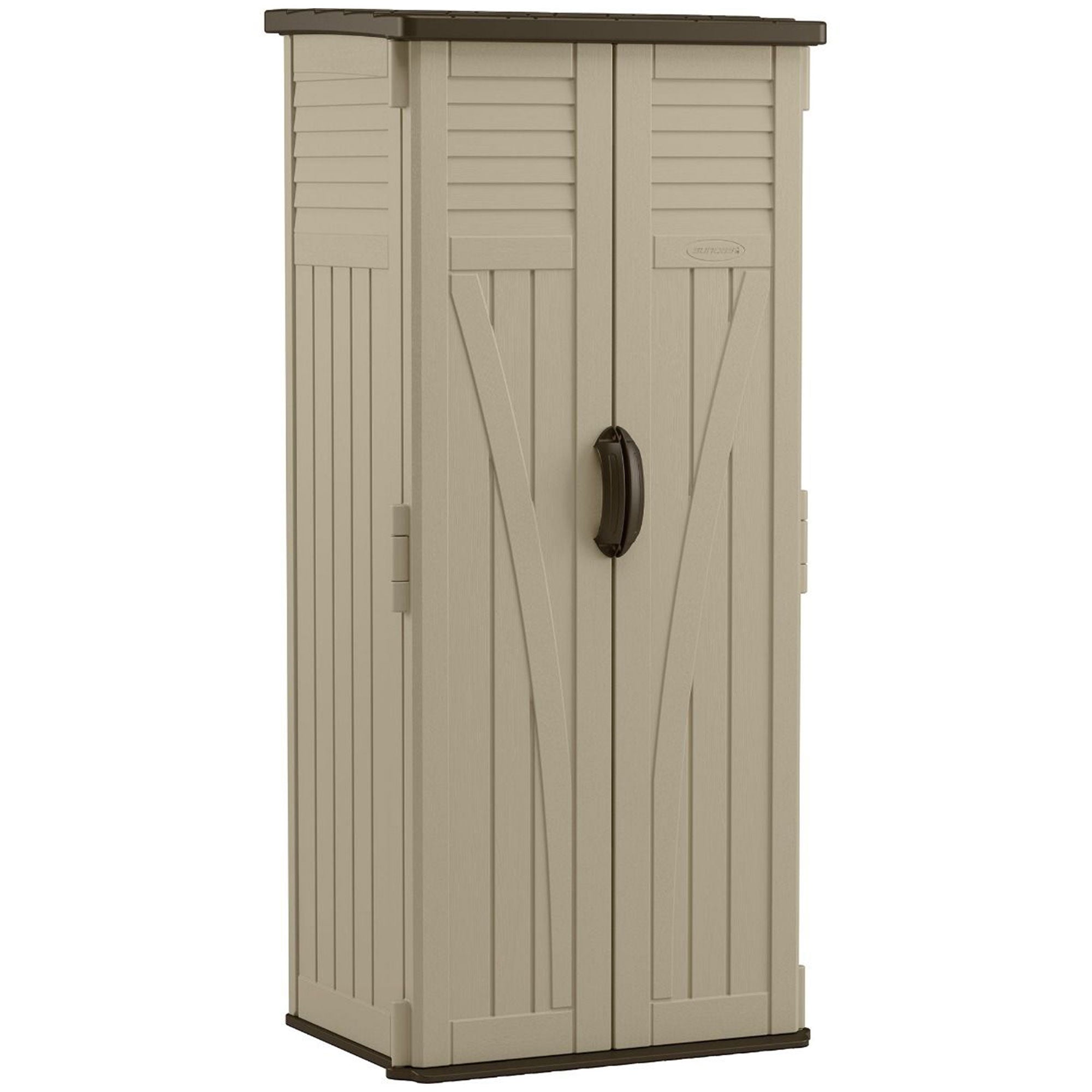Suncast 22 Cubic Feet All-Weather Vertical Tall Outdoor Storage