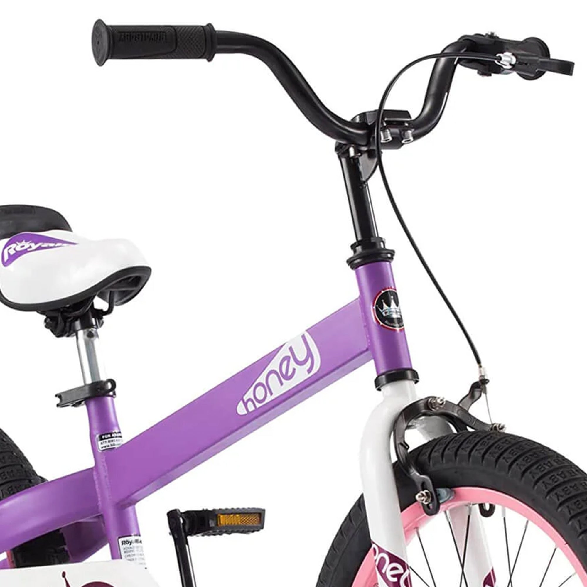 RoyalBaby Cubetube Honey 18 Inch Kids Bicycle , Purple (For Parts) - VMInnovations