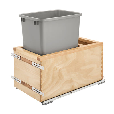 Rev-A-Shelf Pullout Trash Can for Kitchen Cabinet w/ Soft-close, 4VL-1535DM-1 - VMInnovations