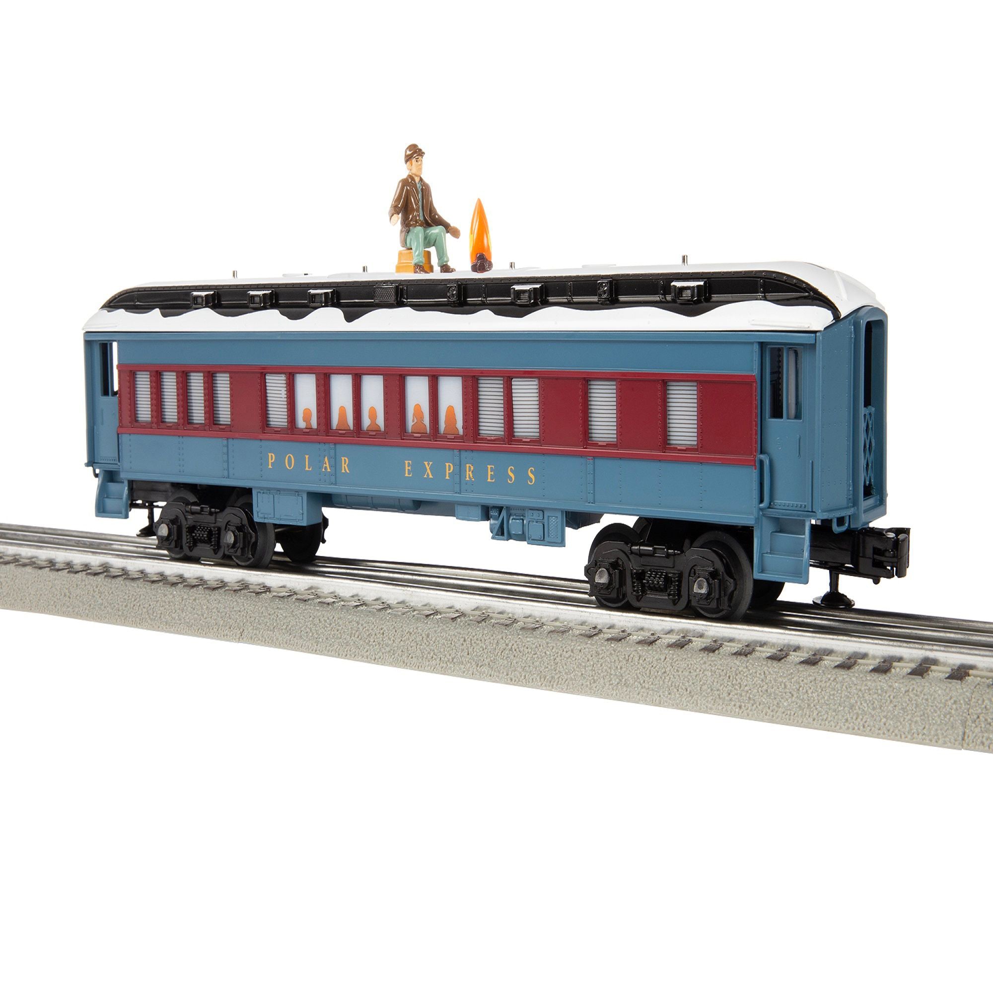 Lionel Electric The Polar Express Disappearing Hobo Car O Gauge Model Train Car - VMInnovations
