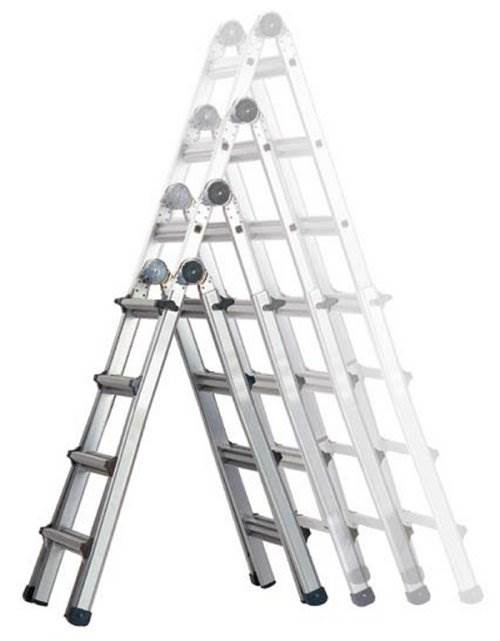 Cosco 17' World's Greatest Multi-Purpose Industrial Foot Ladder - Open Box