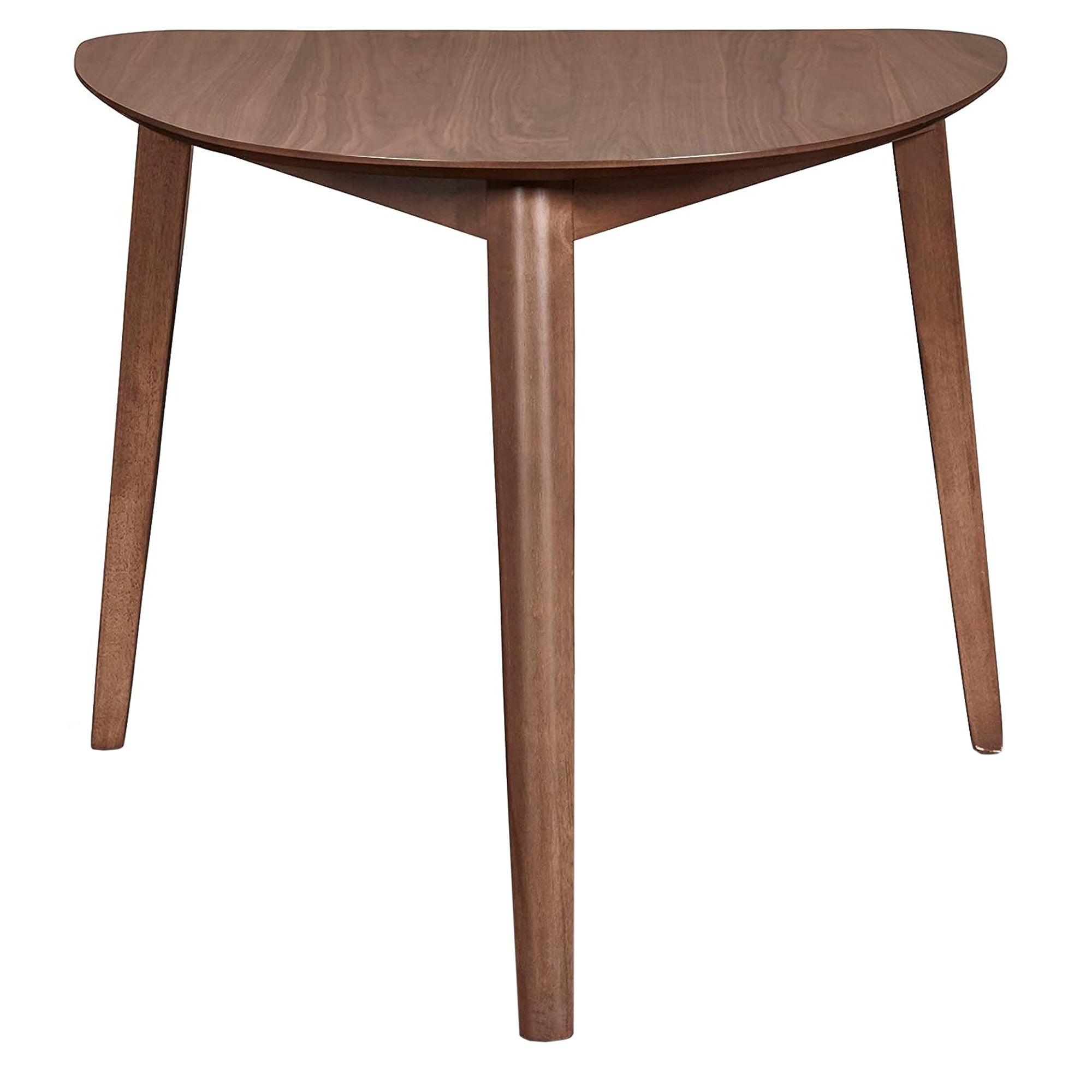 New Classic Furniture Oscar Triangular Tapered Legged Veneer Top Corner Table - VMInnovations