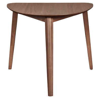 New Classic Furniture Oscar Triangular Tapered Legged Veneer Top Corner Table - VMInnovations
