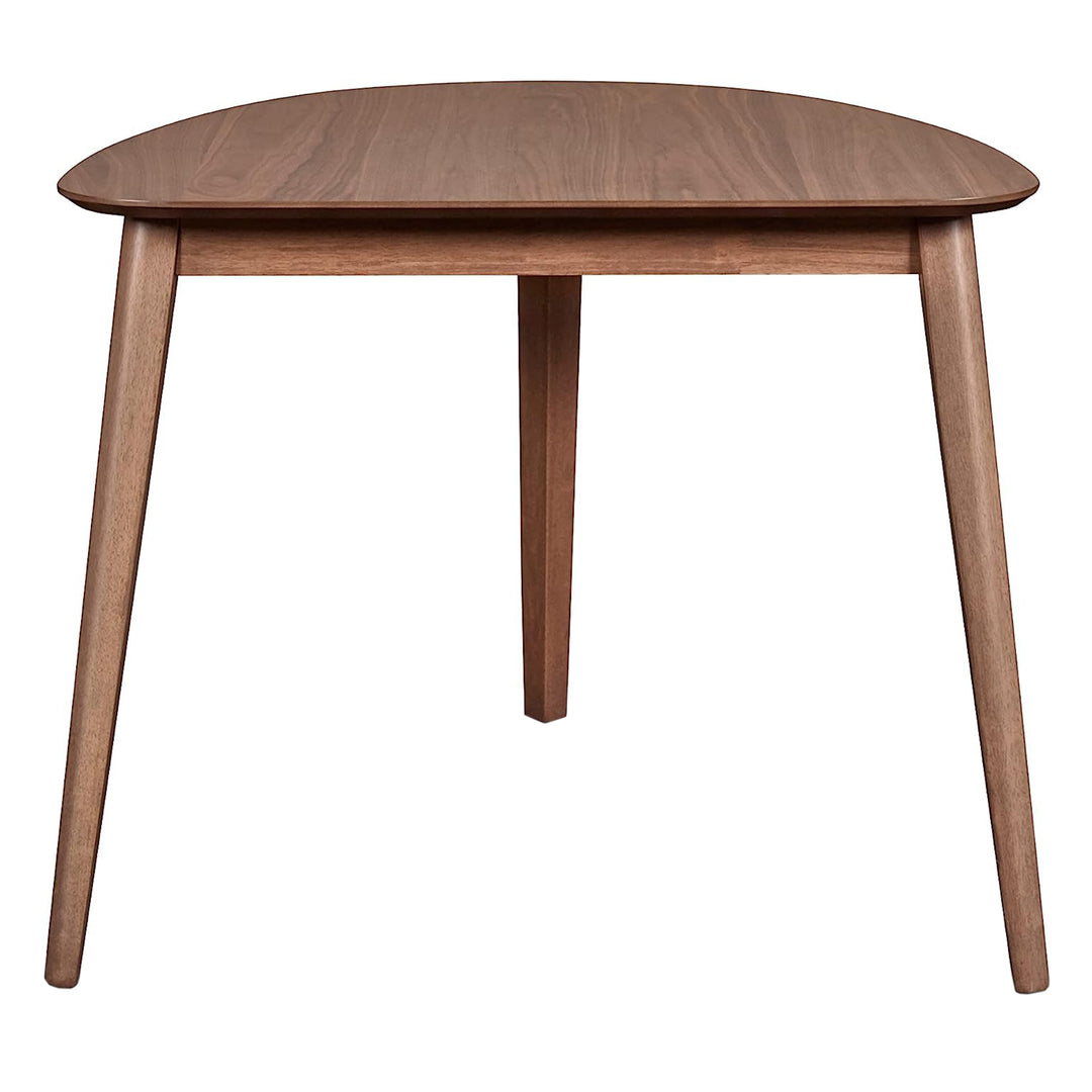 New Classic Furniture Oscar Triangular Tapered Legged Veneer Top Corner Table