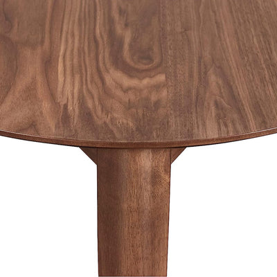 New Classic Furniture Oscar Triangular Tapered Legged Veneer Top Corner Table