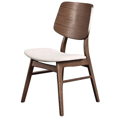 New Classic Furniture Oscar Wooden Oval Back Dining Chairs, Walnut (2pc) (Used) - VMInnovations