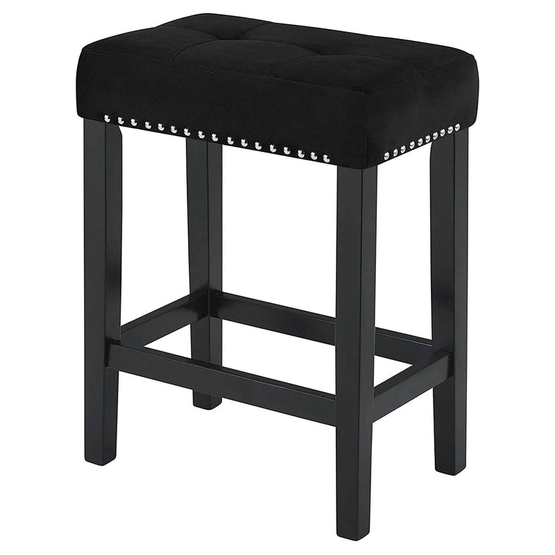 New Furniture Celeste Theater Bar Table with 3 Stools Dining Set,Black(Open Box)