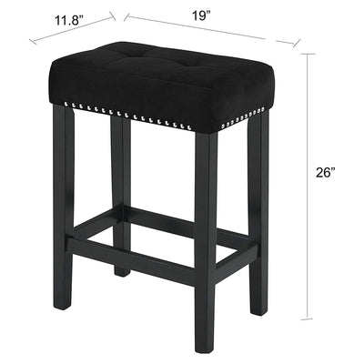 New Classic Furniture Celeste Theater Bar Table with 3 Stools Dining Set, Black