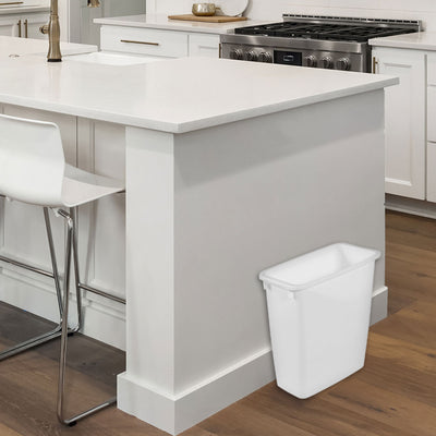 Rubbermaid 21 Qt Traditional Wastebasket Indoor Home Trash Can Container, 3 Pack