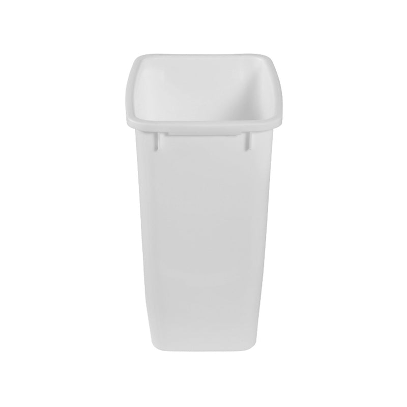 Rubbermaid 21 Qt Traditional Wastebasket Home Trash Can Container, White (Used)