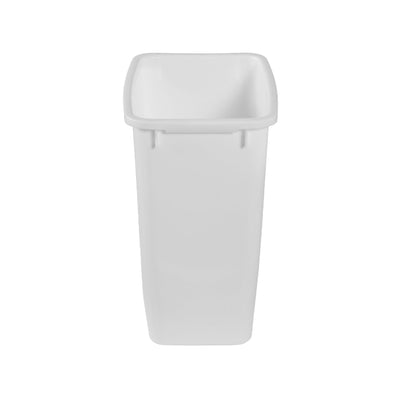 Rubbermaid 21 Qt Traditional Wastebasket Home Trash Can Container, White (Used)