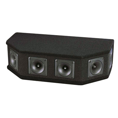 Pyle 300 Watt 6 Way DJ Sound System Enclosure Box, Black (Open Box)