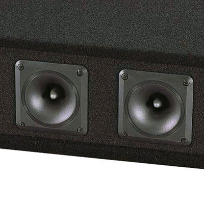 Pyle 300 Watt 6 Way DJ Sound System Enclosure Box, Black (Open Box)