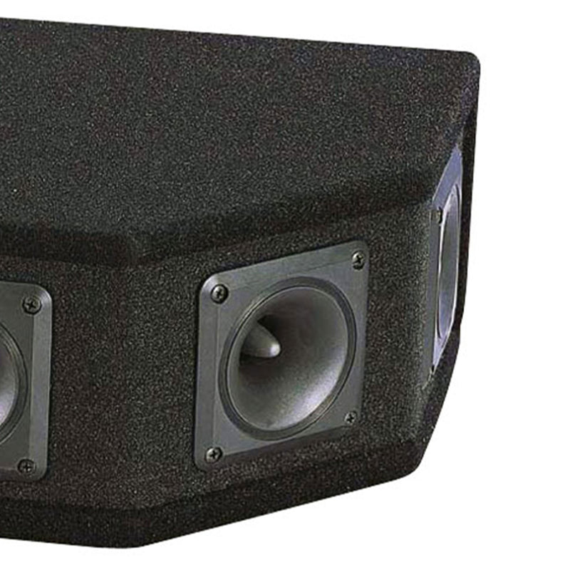 Pyle 300 Watt 6 Way DJ Sound System Enclosure Box, Black (Open Box)