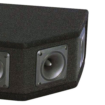 Pyle PAHT6 300 Watt 6 Way DJ Tweeter Speaker Sound System Enclosure Box, Black - VMInnovations