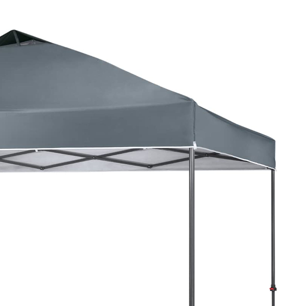 Crown Shades 10’ x 10’ Instant Pop Up Folding Shade Canopy with Carry Bag, Grey - VMInnovations