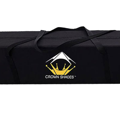 Crown Shades 10’ x 10’ Instant Pop Up Folding Shade Canopy with Carry Bag, Grey - VMInnovations