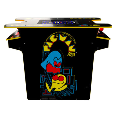 Arcade1UP PAC-MAN Head-to-Head Arcade, 12 Games in 1, Black Edition (Used)