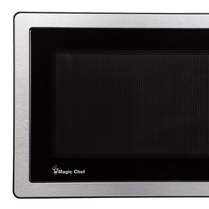 Magic Chef 1000 Watt 1.1 Cubic Feet Digital Touch Countertop Microwave, Silver