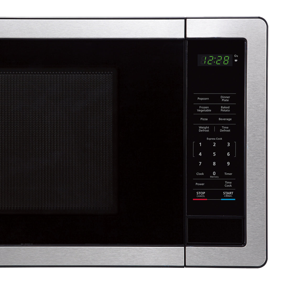 Magic Chef 1000 Watt 1.1 Cubic Feet Digital Touch Countertop Microwave, Silver