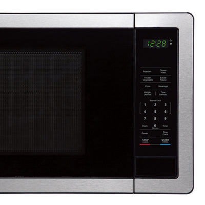 Magic Chef 1000 Watt 1.1 Cubic Feet Digital Touch Microwave, Silver (Damaged) - VMInnovations